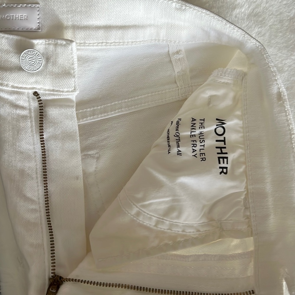 MOTHER The Hustler Ankle Fray ~ Wash in Fairest of them All